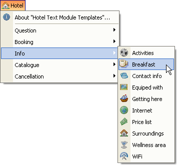 Templates for the Hotel Helpdesk 1.00