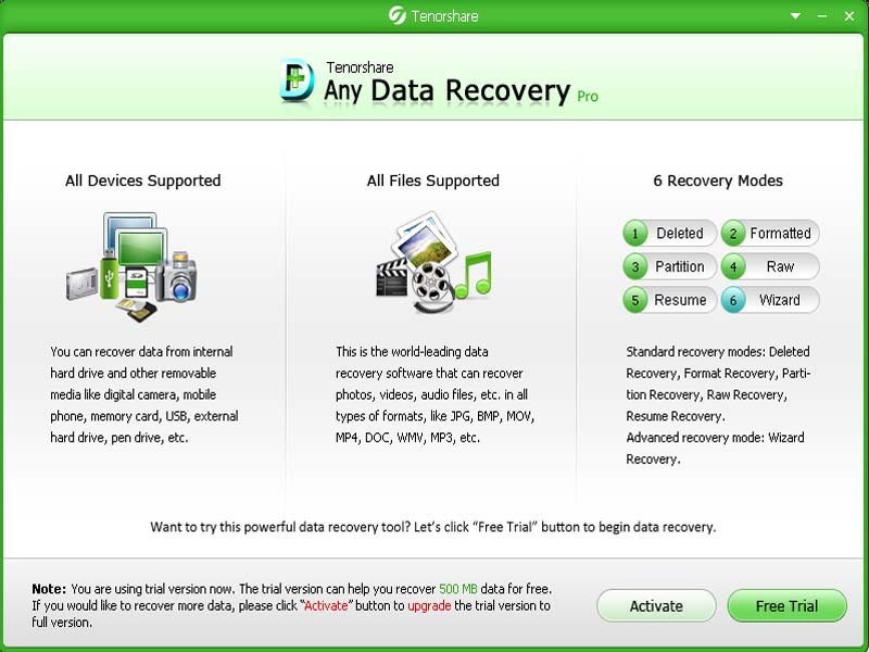 Tenorshare Any Data Recovery Pro 4.3.0.0