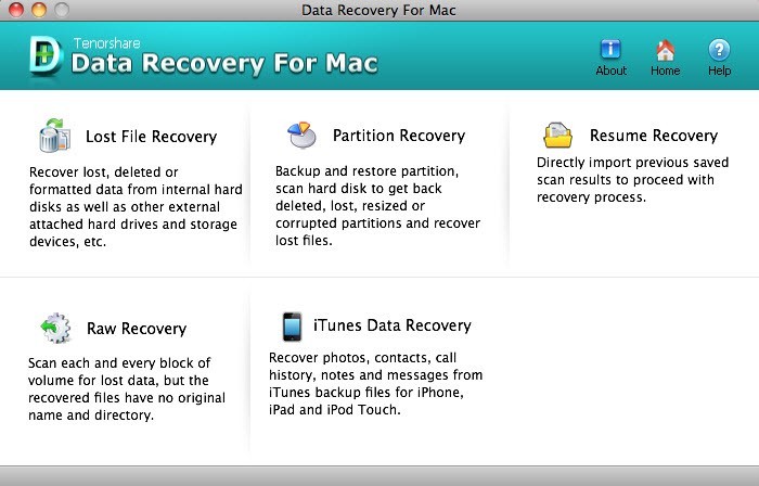 Tenorshare Data Recovery for Mac 3.1