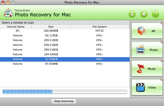 Tenorshare Photo Recovery for Mac 3.1