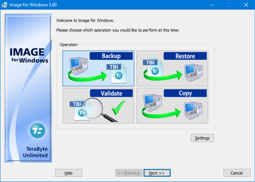 TeraByte Drive Image Backup and Restore 3.48