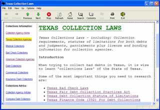 Texas Collection Laws 1.0.1