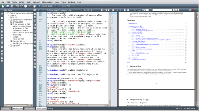 Texmaker for Linux 3.5.2