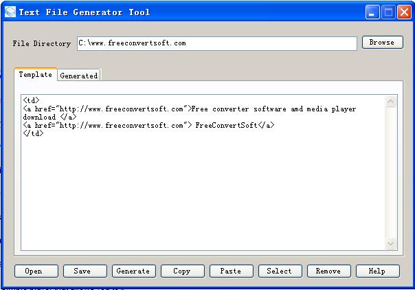Text File Generator Tool 1.4.0