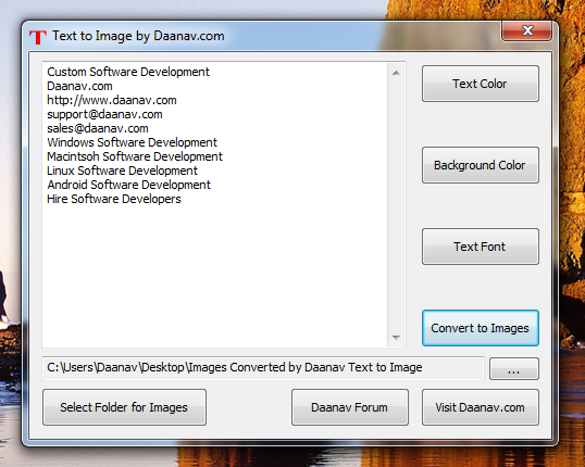 Text to Image Converter 1.0