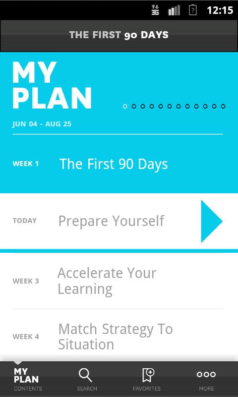 The First 90 Days Varies with device