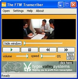 The FTW Transcriber 2.4.1