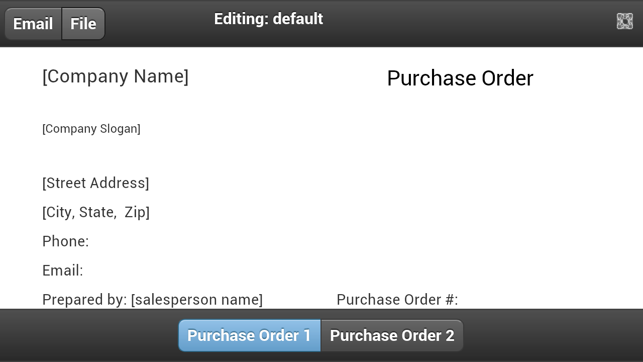 The Purchase Order 3.0