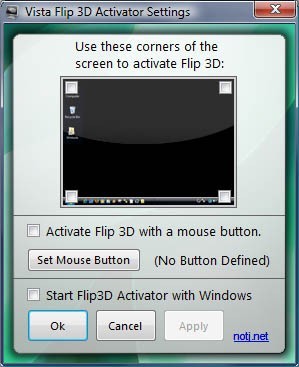 The Windows Vista Flip 3D Activator 1.0.1.15