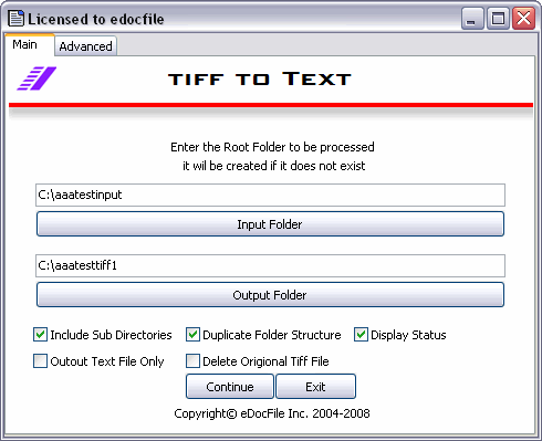 Tiff to Text 3.0