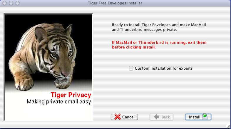 Tiger Envelopes 0.8.9