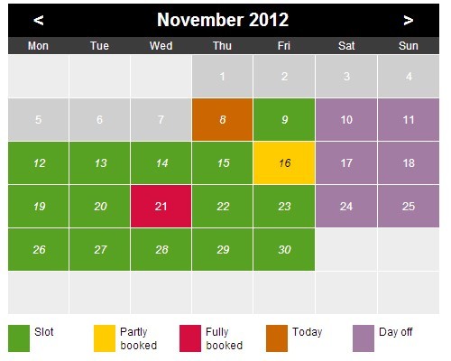 Time Slots Booking Calendar 2.1