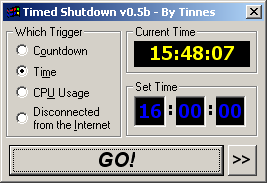 Timed Shutdown 0.5b
