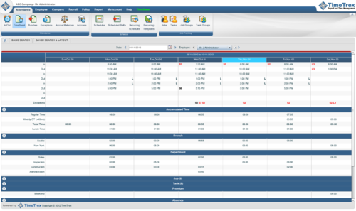 TimeTrex Payroll and Time Management 5.3.1-1011