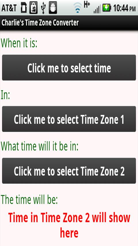 Timezone Converter 1.0