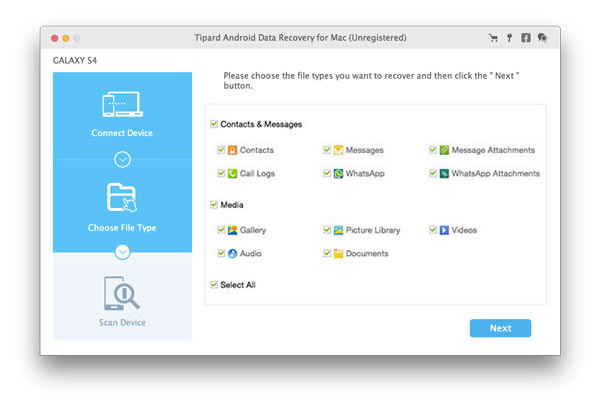Tipard Android Data Recovery for Mac 1.0.88