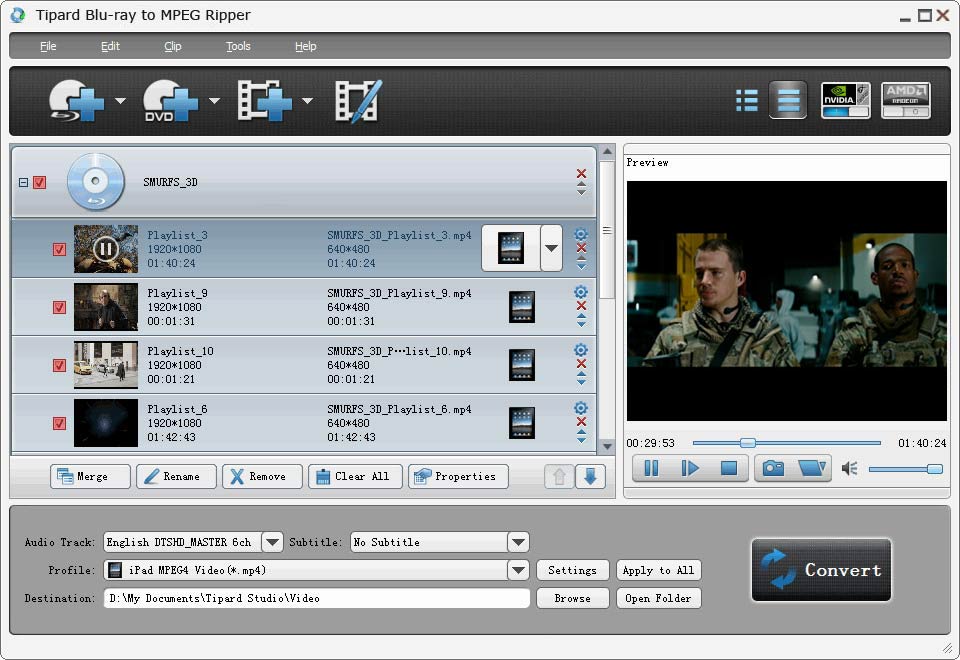 Tipard Blu-ray to MPEG Ripper 7.2.10