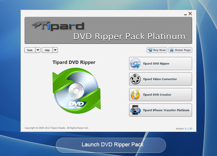 Tipard DVD Ripper Pack Platinum 6.5.22
