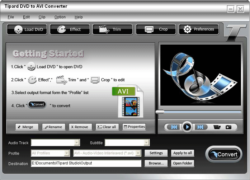 Tipard DVD to AVI Converter 6.1.36