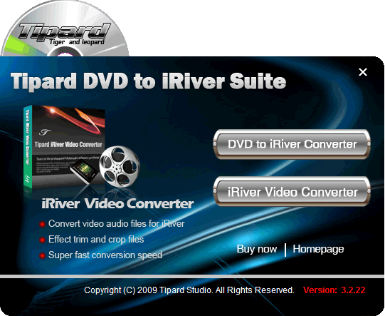 Tipard DVD to iRiver Suite 3.2.26