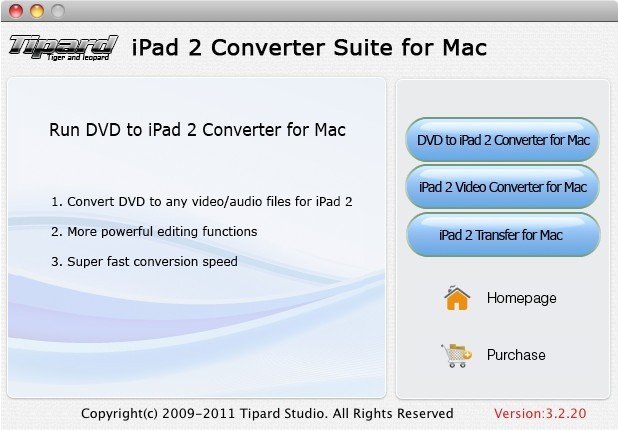 Tipard iPad 2 Converter Suite for Mac 3.2.38