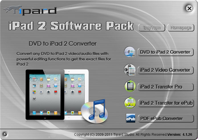 Tipard iPad 2 Software Pack 6.2.16