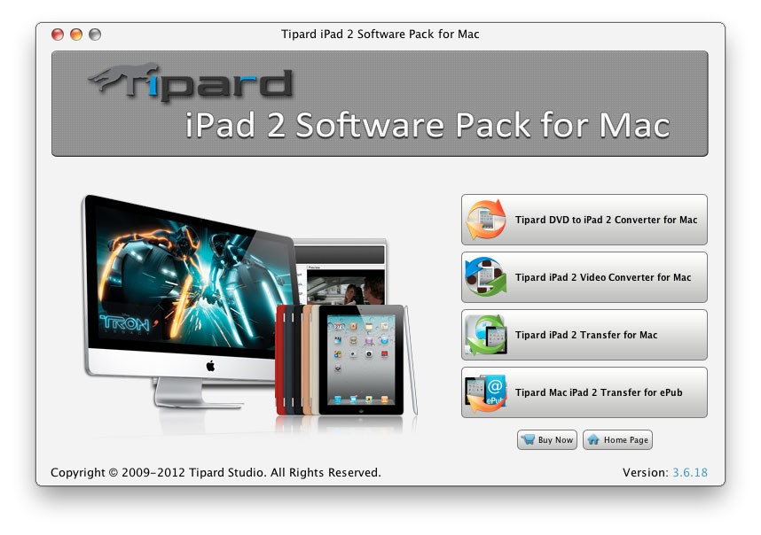 Tipard iPad 2 Software Pack for Mac 3.6.22