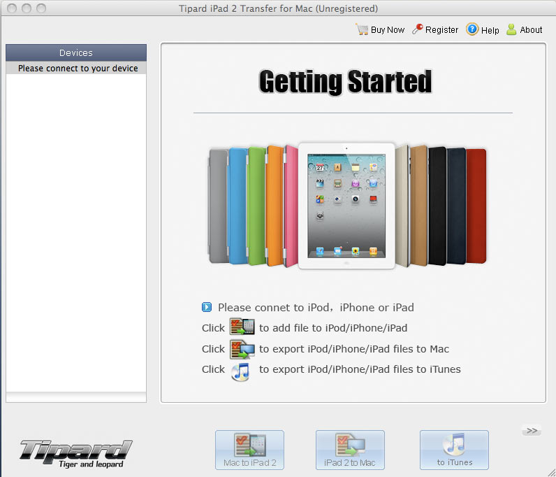 Tipard iPad 2 Transfer for Mac 4.0.06
