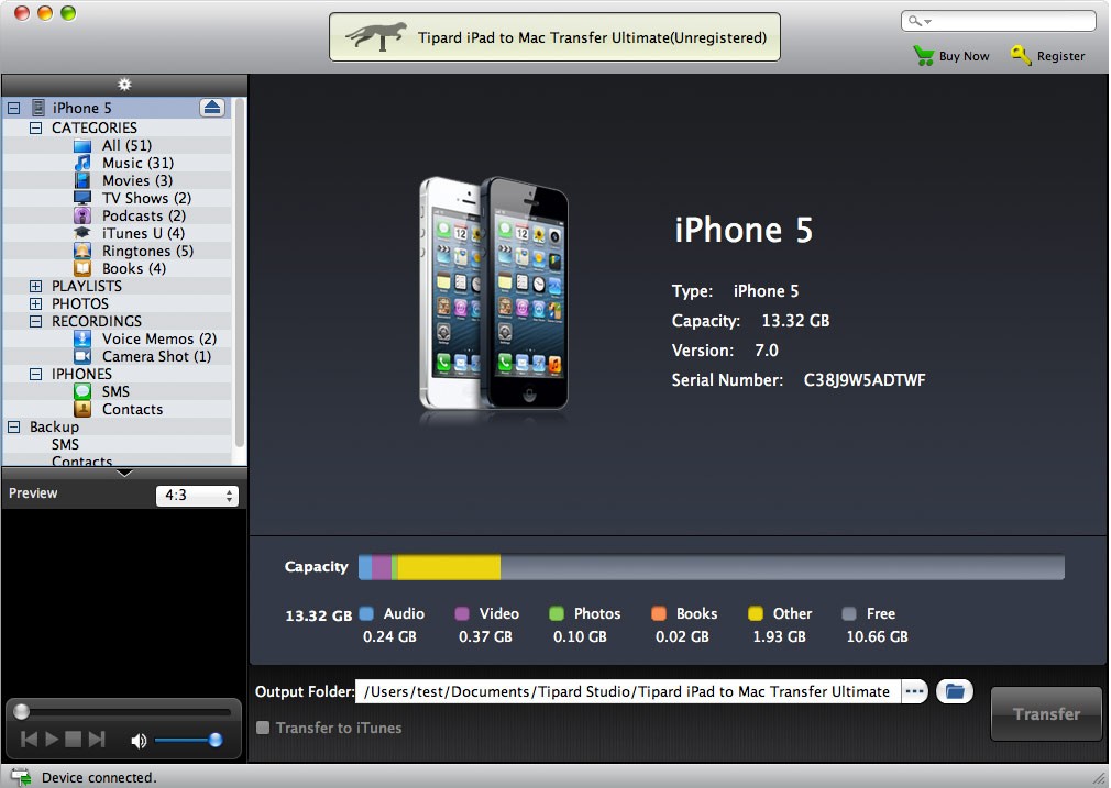 Tipard iPad to Mac Transfer Ultimate 7.0.26