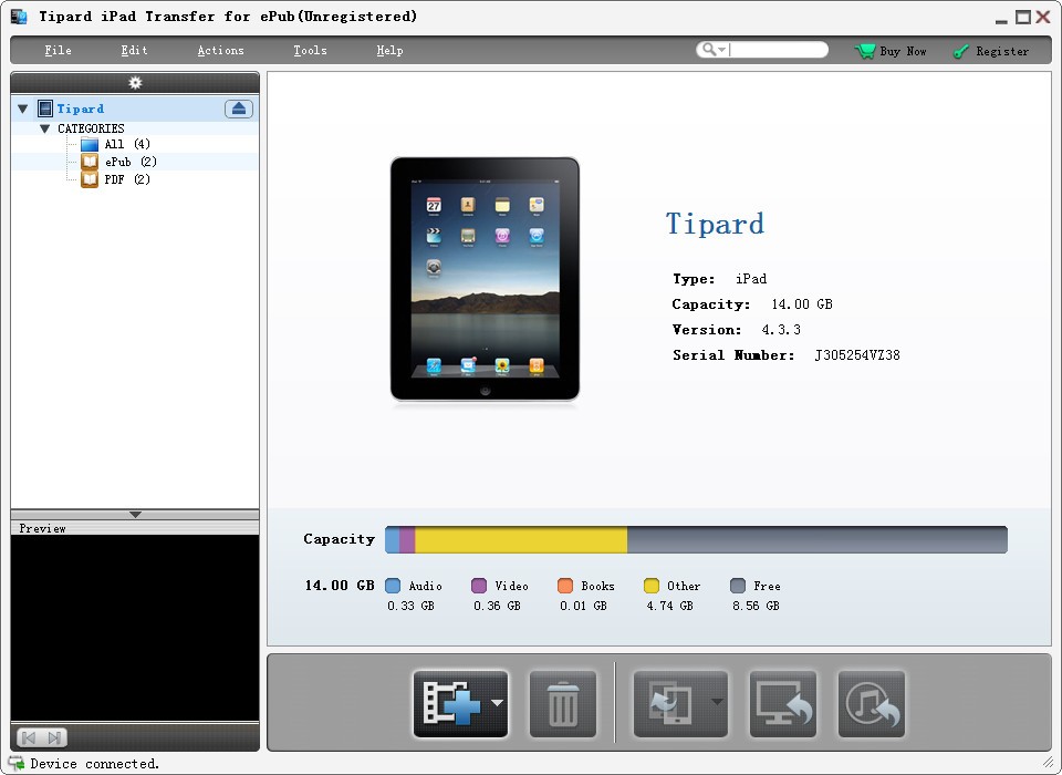 Tipard iPad Transfer for ePub 6.1.30