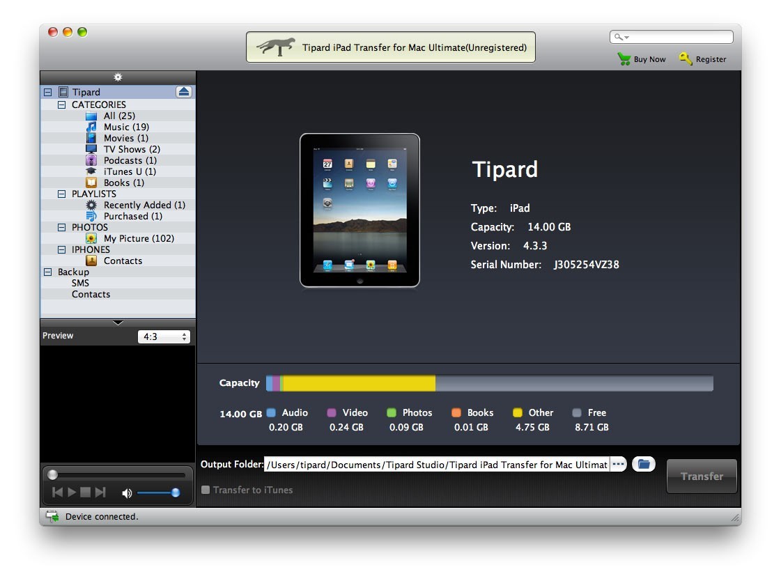 Tipard iPad Transfer for Mac Ultimate 6.1.32