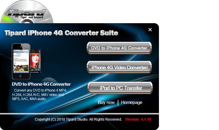 Tipard iPhone 4G Converter Suite 4.1.28