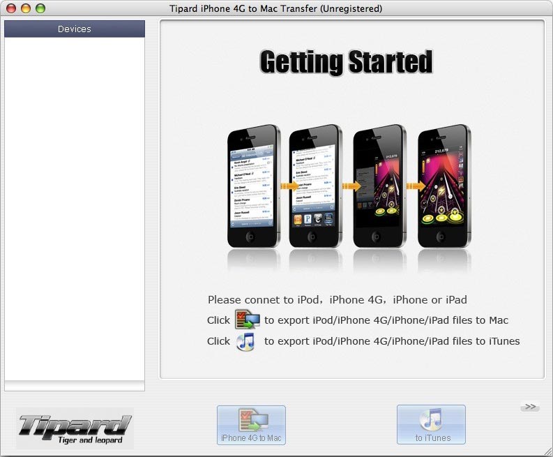 Tipard iPhone 4G to Mac Transfer 3.3.20