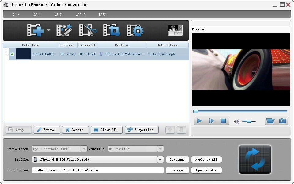 Tipard iPhone 4G Video Converter 6.1.22