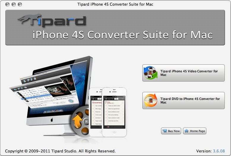 Tipard iPhone 4S Converter Suite for Mac 3.6.10
