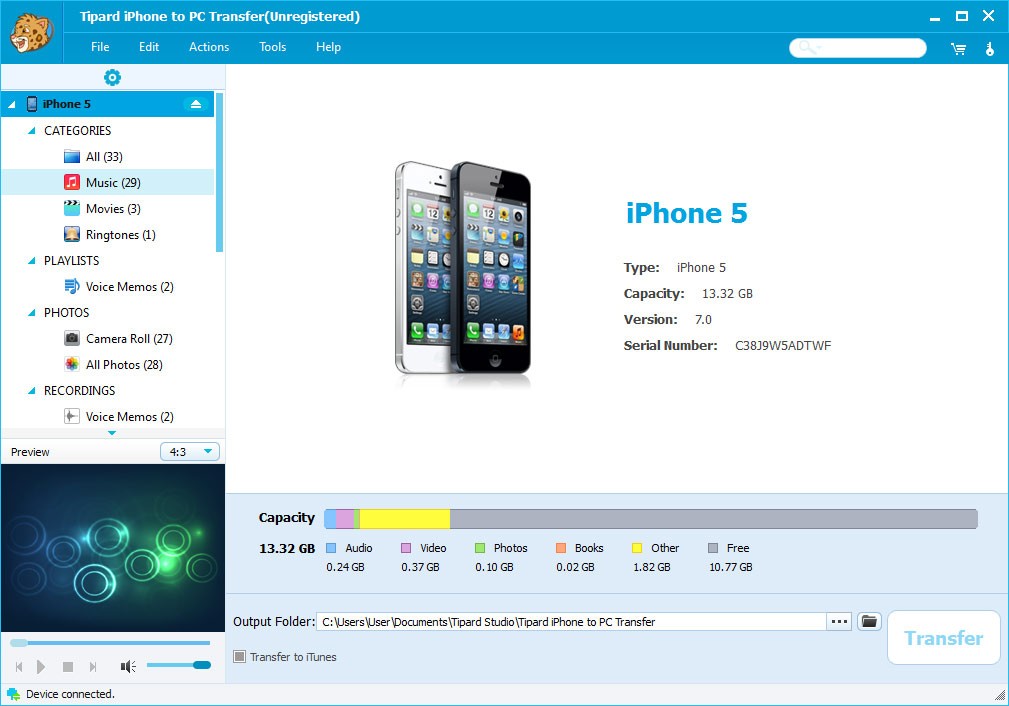 Tipard iPhone to PC Transfer 7.0.26