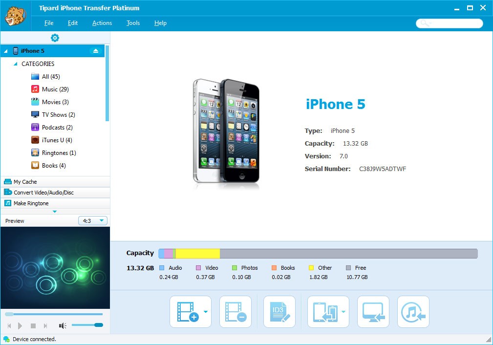 Tipard iPhone Transfer Platinum 7.0.20