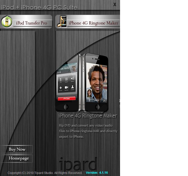 Tipard iPod + iPhone 4G PC Suite 4.1.36