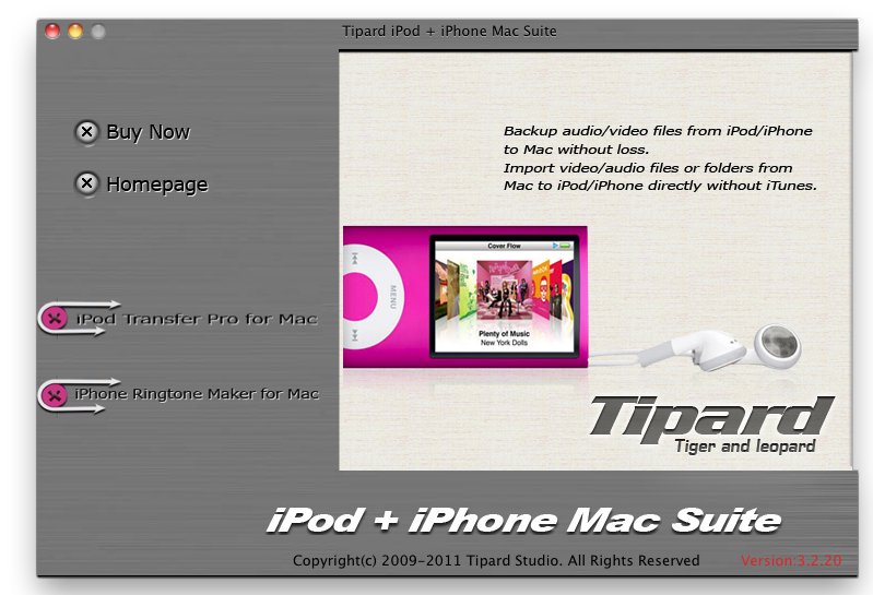 Tipard iPod + iPhone Mac Suite 3.6.38