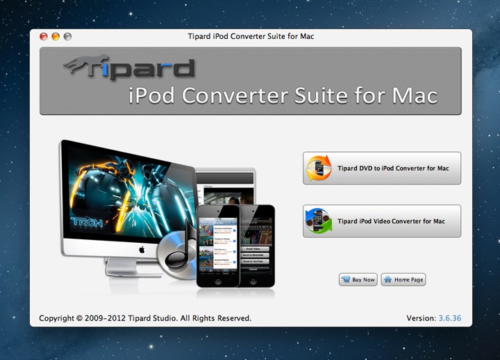 Tipard iPod Converter Suite for Mac 4.0.62