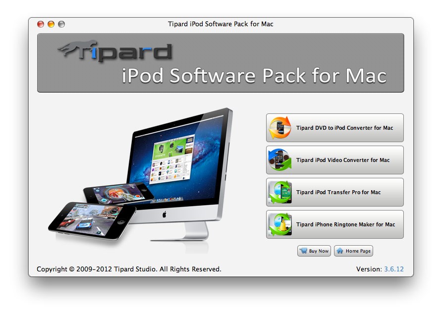 Tipard iPod Software Pack for Mac 5.0.6