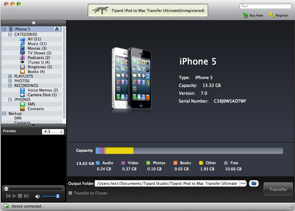 Tipard iPod to Mac Transfer Ultimate 7.0.16