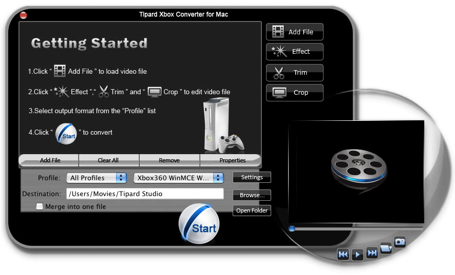 Tipard Xbox Converter for Mac 3.2.06
