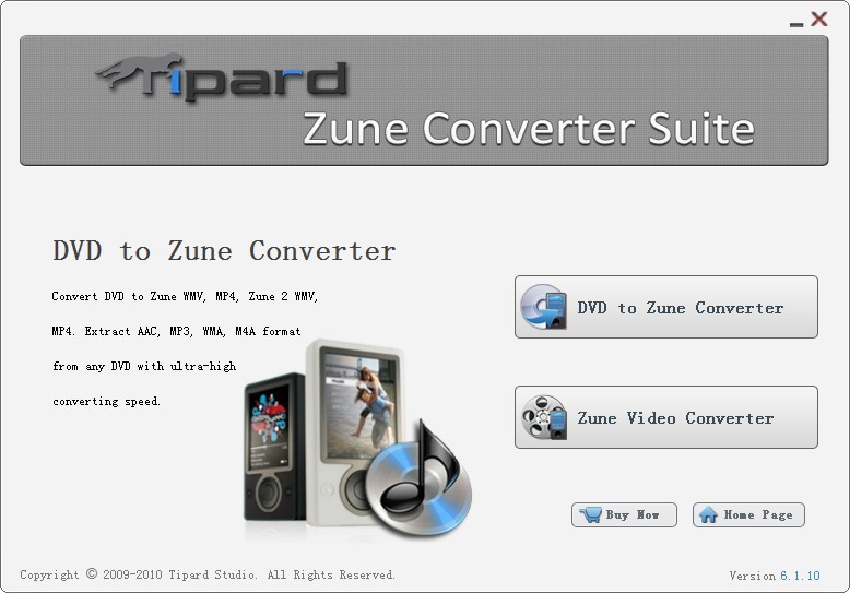 Tipard Zune Converter Suite 6.1.16