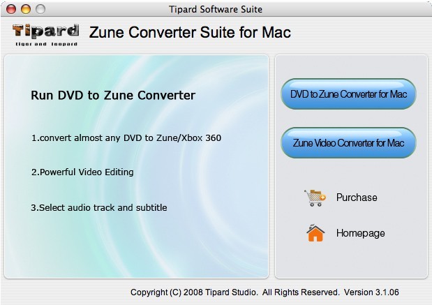 Tipard Zune Converter Suite for Mac 3.1.28