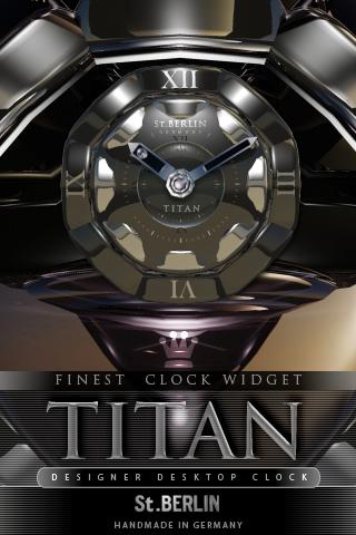 TITAN designer clock widget 2.11