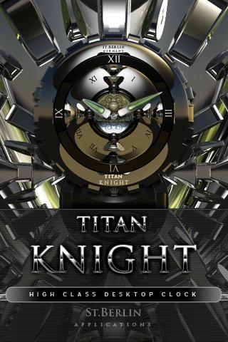 Titan KNIGHT clock widget 2.22