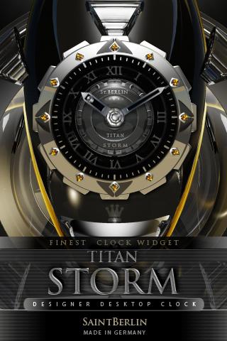 TITAN STORM clock widget 2.22