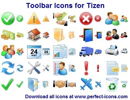 Tizen Toolbar Icons 2013.1