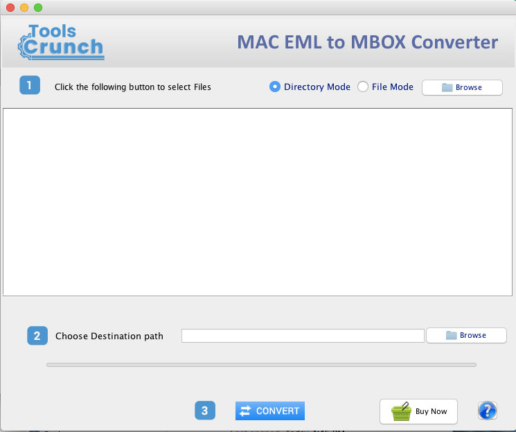 ToolsCrunch Mac EML to MBOX Converter 1.0
